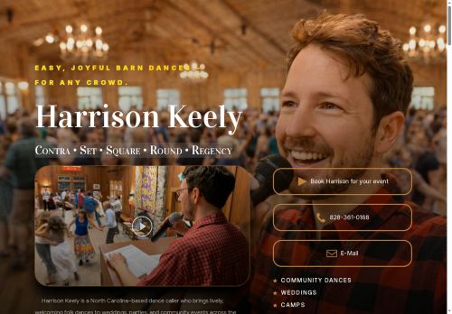 Web site for "Harrison Keely"