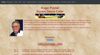 Web site for "Roger Putzler"