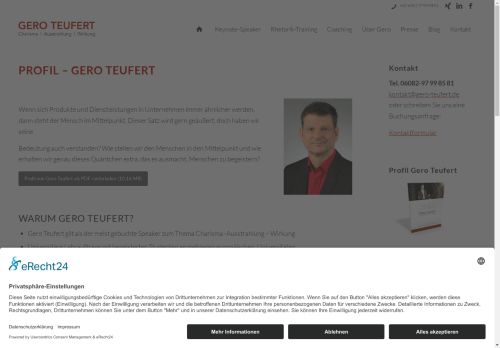 Web site for "Gero Teufert"