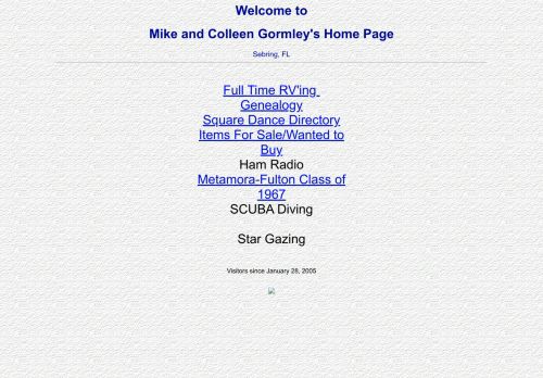 Web site for "Mike Gormley"