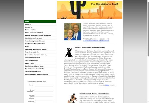 Web site for "Chuck and Sandi Weiss"