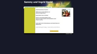 Web site for "Sammy and Ingrid David"