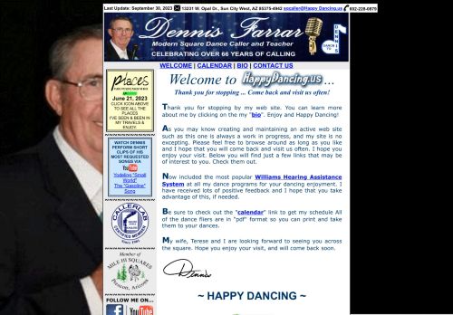 Web site for "Dennis Farrar"