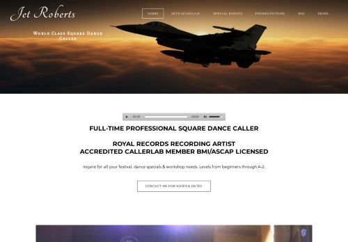 Web site for "Jet Roberts"