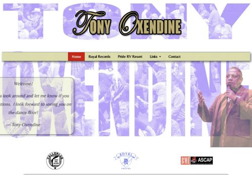 Web site for "Tony Oxendine"