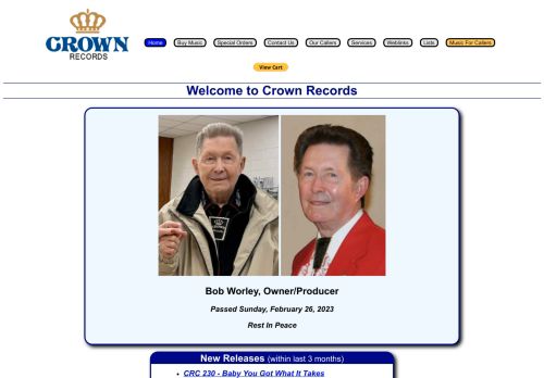 Web site for "Bob Worley"