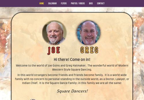 Web site for "Joe "Little Joe" Goins"