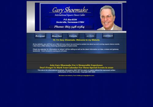 Web site for "Gary Shoemake"