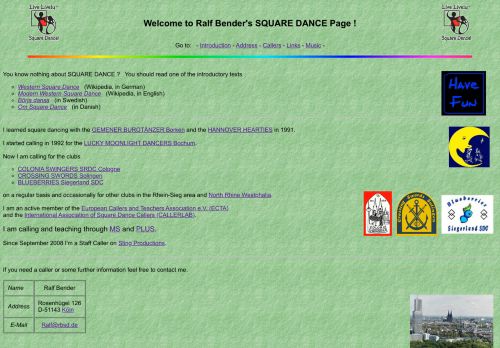 Web site for "Ralf Bender"