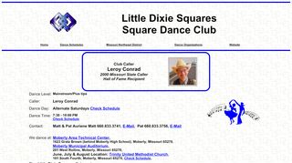Web site for "Little Dixie Squares"