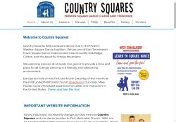 Web site for "Country Squares"
