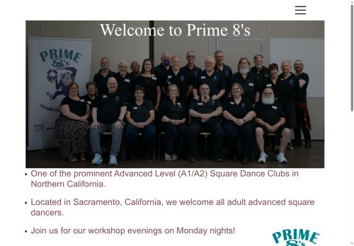 Web site for "Prime 8's"