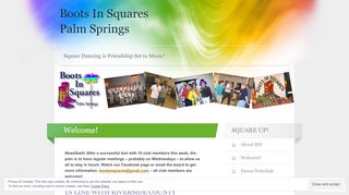 Web site for "Boots In Squares"
