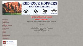 Web site for "Red Rock Hoppers"