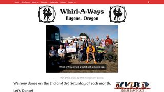 Web site for "Whirl - a - Ways"