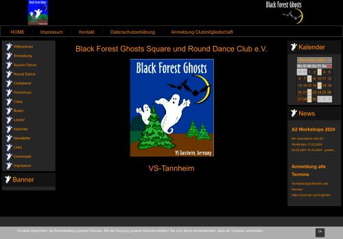 Web site for "Black Forest Ghosts"