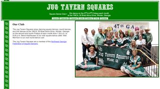 Web site for "Jug Tavern Squares"