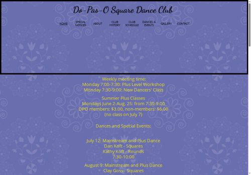 Web site for "Do Pas O"