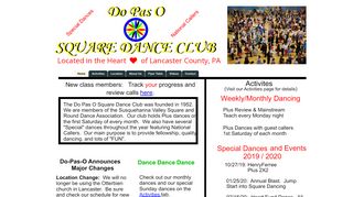 Web site for "Do Pas O"
