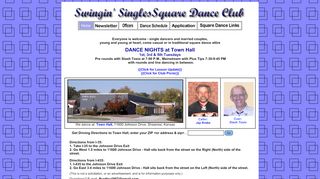 Web site for "Swingin' Singles"