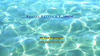 Web site for "Square Sharks e.V. Landshut - Plus"