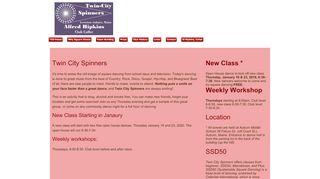 Web site for "Twin City Spinners"
