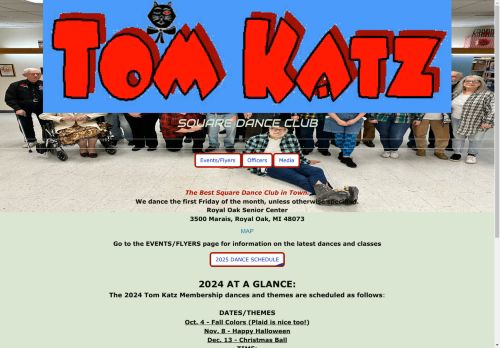 Web site for "Tom Katz Square Dance Club"