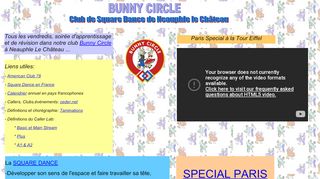 Web site for "Bunny Circle"