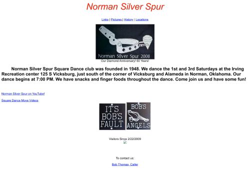 Web site for "Norman Silver Spur, Inc."
