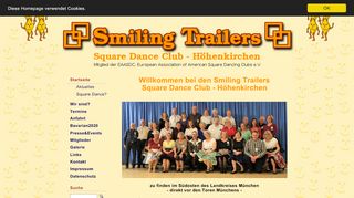 Web site for "The Smiling Trailers SDC"