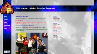 Web site for "Ruhrfire Squares e.V."