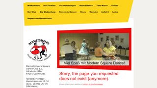 Web site for "Devil Cloggers Darmstadt"