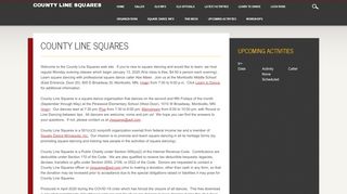 Web site for "County Line Square Dance Club"