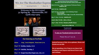 Web site for "The Shoeleather Express"