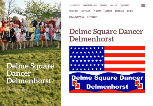 Web site for "Delme Square Dancer e.V. Delmenhorst"