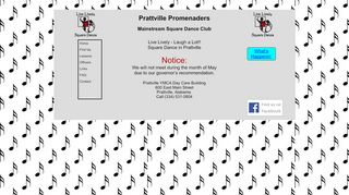 Web site for "Prattville Promenaders"
