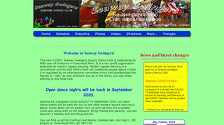 Web site for "Seaway Swingers Square Dance Club"