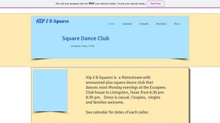Web site for "Hip 2 B Squares"