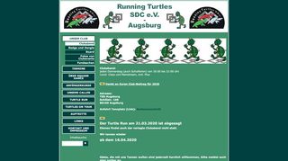 Web site for "Running Turtles"