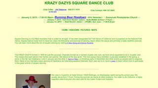 Web site for "Krazy Dazys"