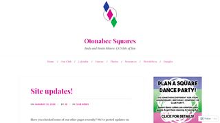 Web site for "Otonabee  Squares"