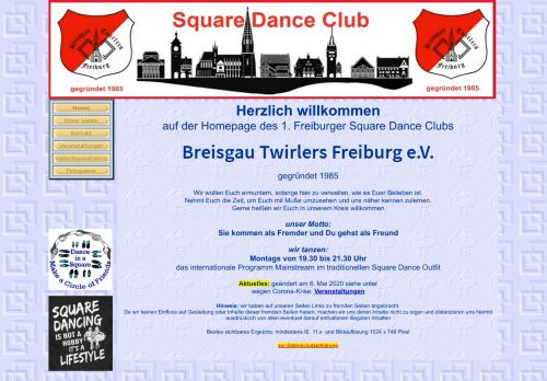 Web site for "Breisgau Twirlers Freiburg"