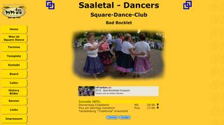 Web site for "Saaletal - Dancers Bad Bocklet"