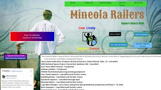 Web site for "Mineola Railers"