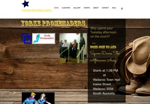 Web site for "Yorke Promenaders"