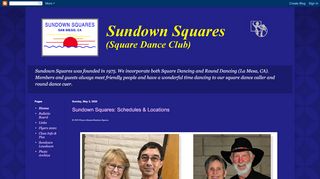 Web site for "Sundown Dancers"