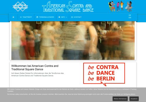 Web site for "A.C.T.S. - American Contra and Traditional Square Dance"