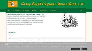 Web site for "Crazy Eights Berlin"