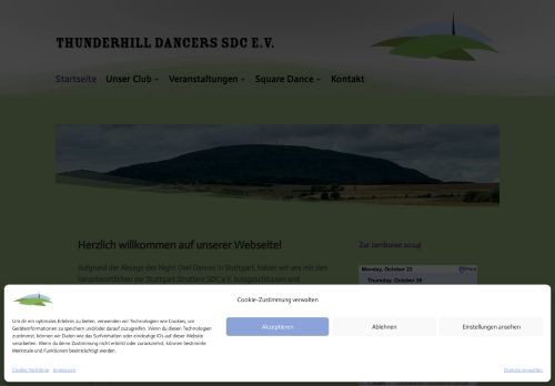 Web site for "Thunderhill Dancers SDC e.V."