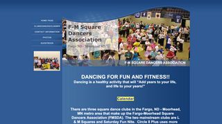 Web site for "Fargo Moorhead Square Dancers Association (FMSDA)"